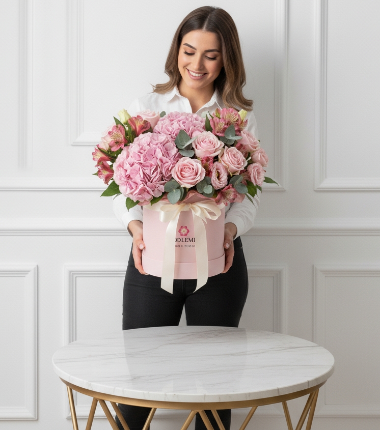 Blush Bloom Flower Box