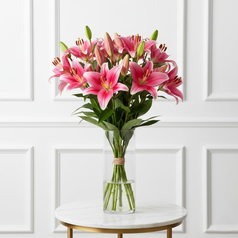 Pink Lily Bouquet
