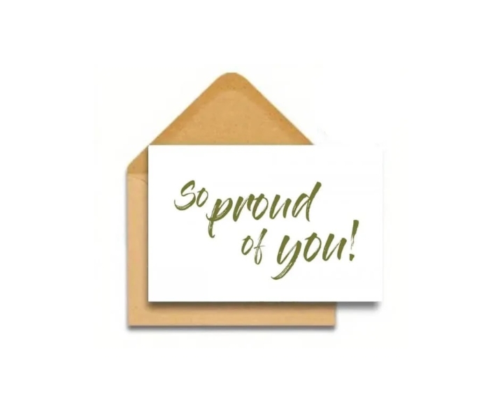 'So Proud of You' Greeting Card