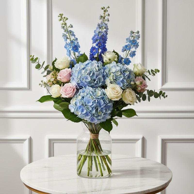 Blue Elegance Luxury Bouquet