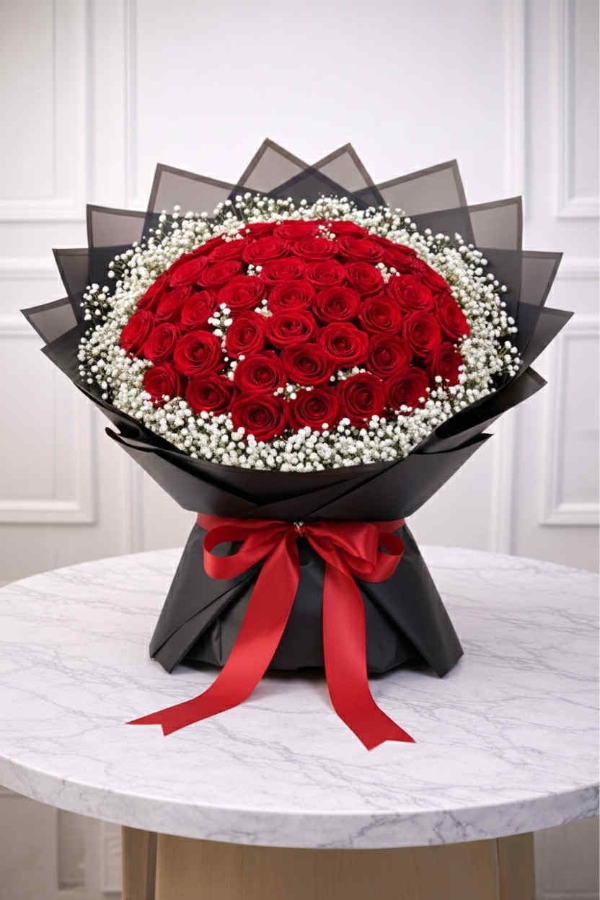 Eternal Love – 100 Red Roses Luxury Bouque