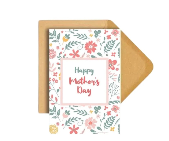 Happy Mother's Day Floral Greeting Card