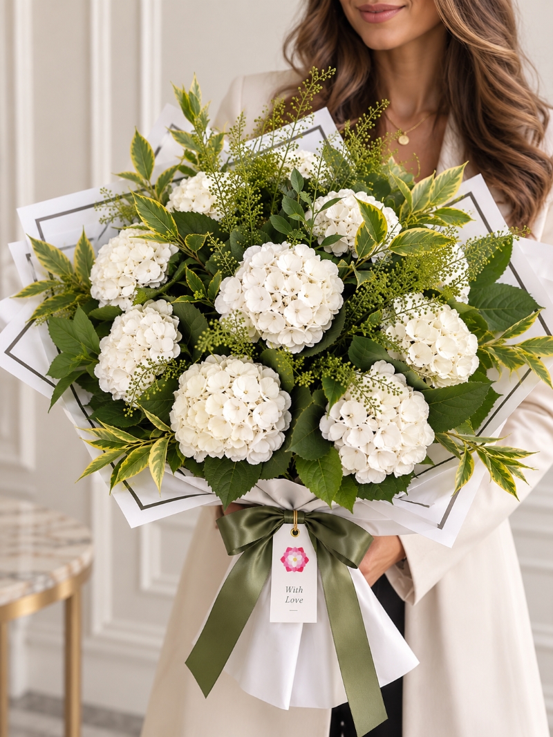 Ivory Hydrangea Grandeur