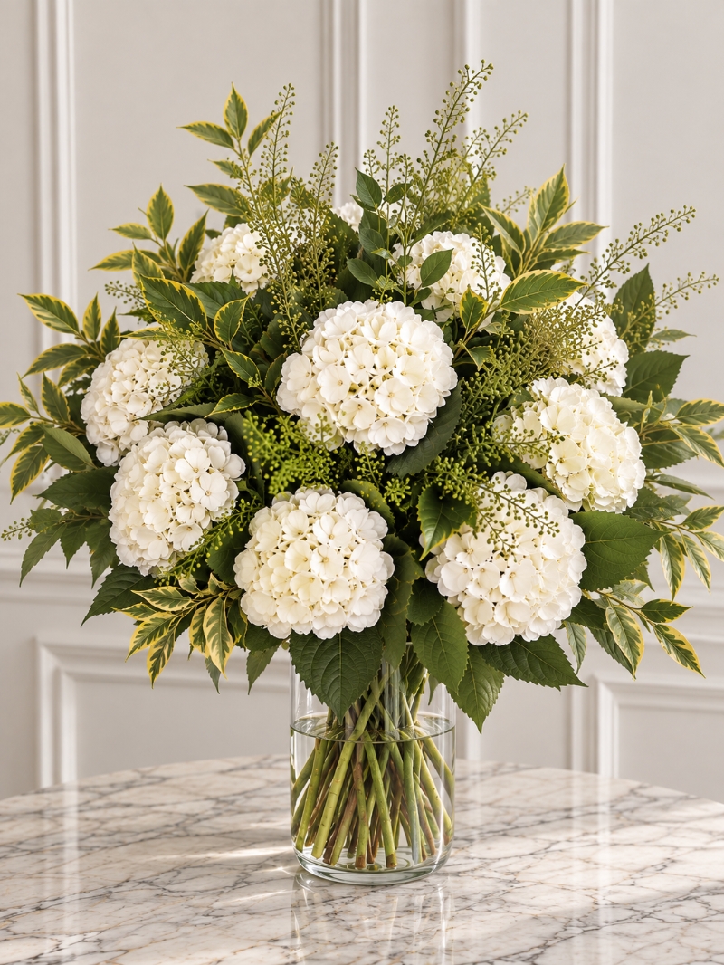 Ivory Hydrangea Grandeur