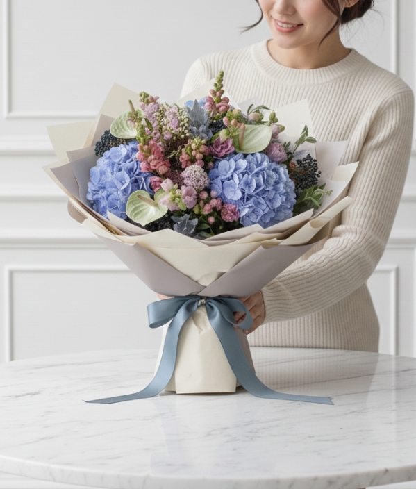 Sapphire Sky Luxury Bouquet