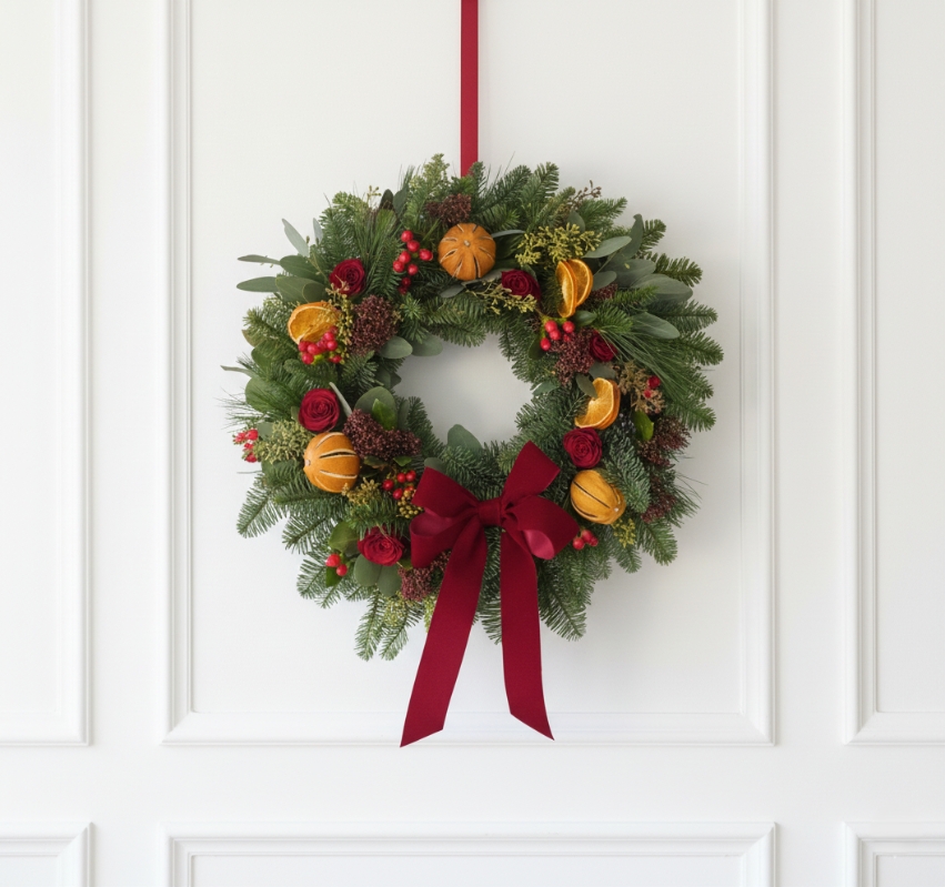 Winter Spice Christmas Wreath