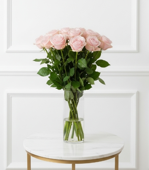 Bouquet Pink Mondial Roses