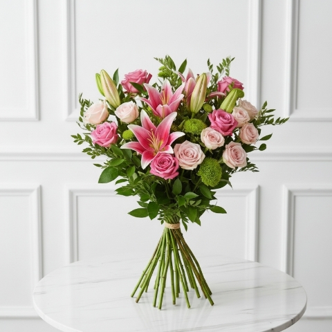 Pink Dream Lily Bouquet