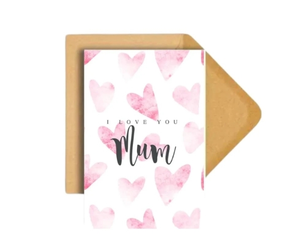 'I Love You Mum' Greeting Card