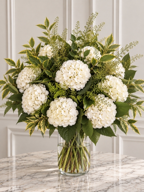 Ivory Hydrangea Grandeur