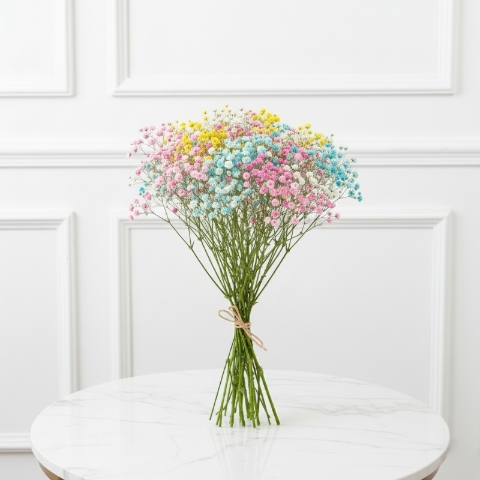 Rainbow Gypsophila Bouquet