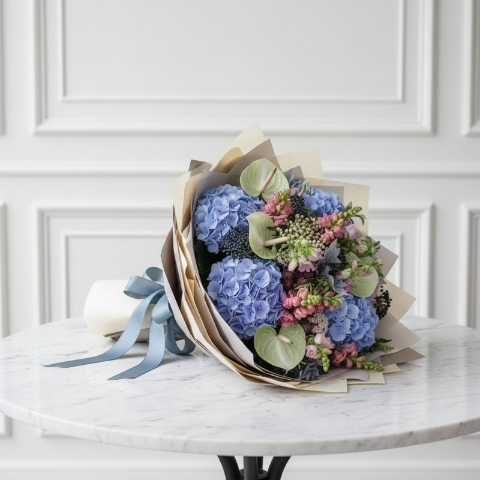 Sapphire Sky Luxury Bouquet