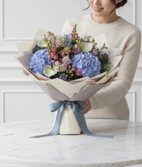 Sapphire Sky Luxury Bouquet