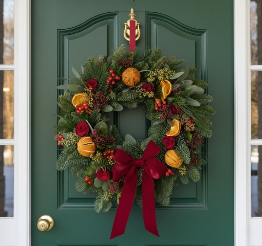 Winter Spice Christmas Wreath
