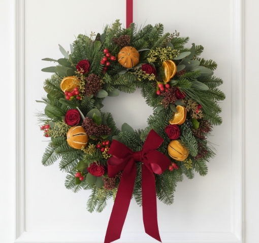 Winter Spice Christmas Wreath